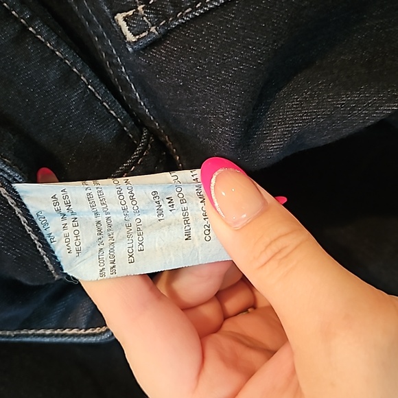 Riders By Lee Womens Bootcut Jeans - Picture 4 of 4